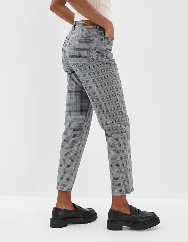 Momjeans AE cuadriculados