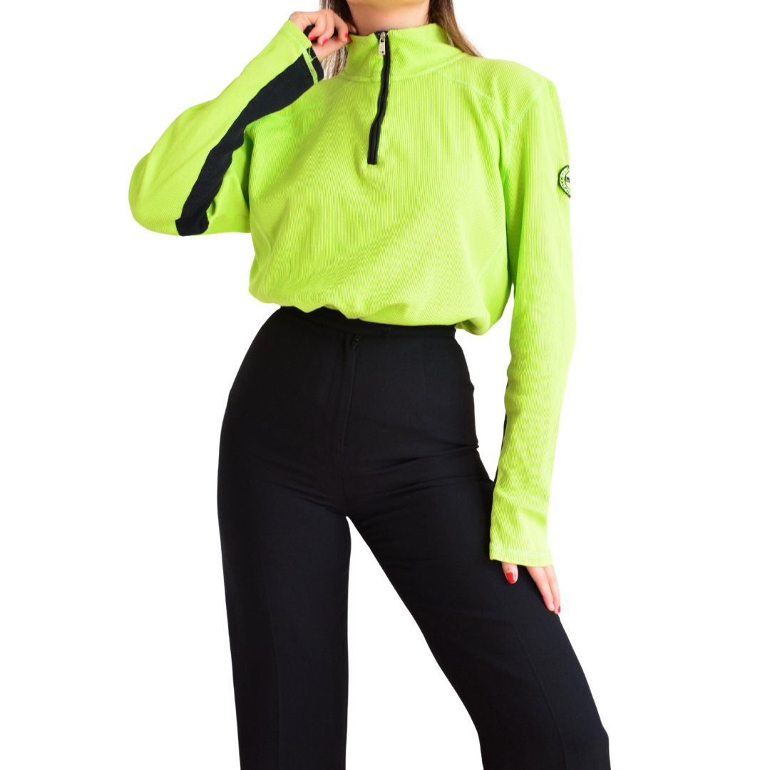 Sudadera Ralph Lauren Active verde neon