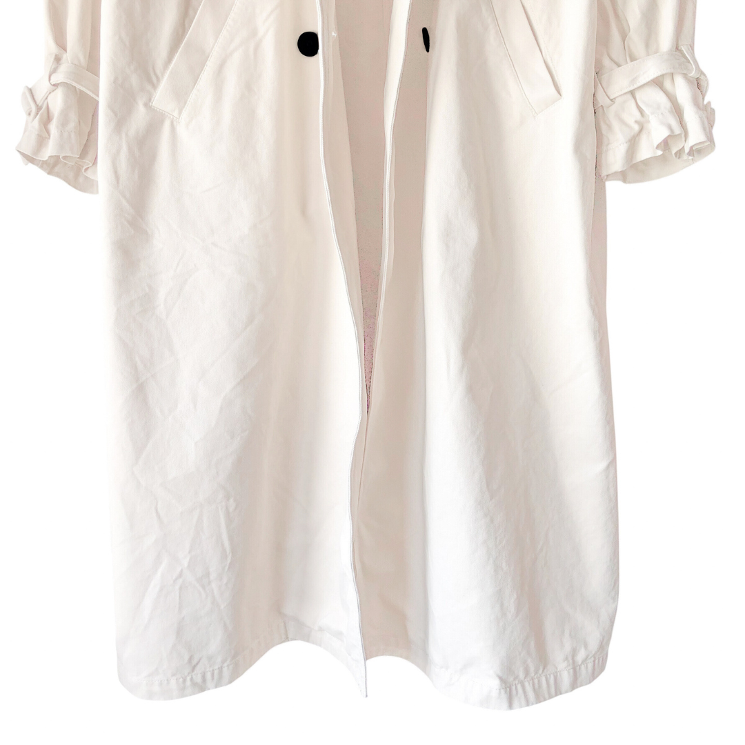 Gabardina beige larga