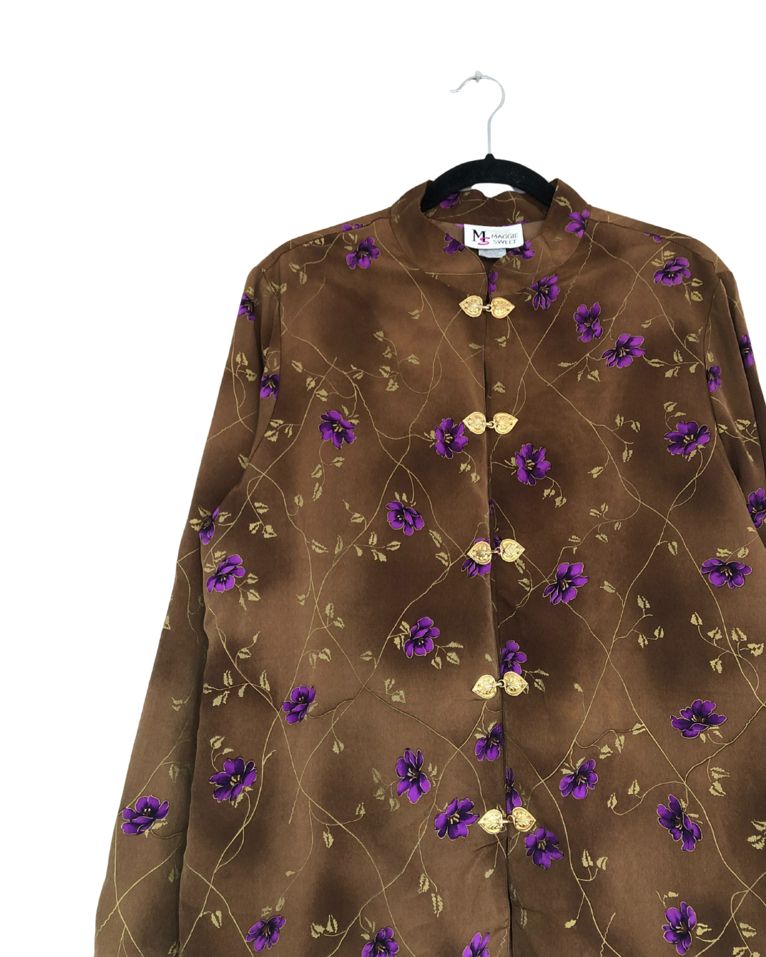 Camisa 90s con ganchitos en forma de corazón