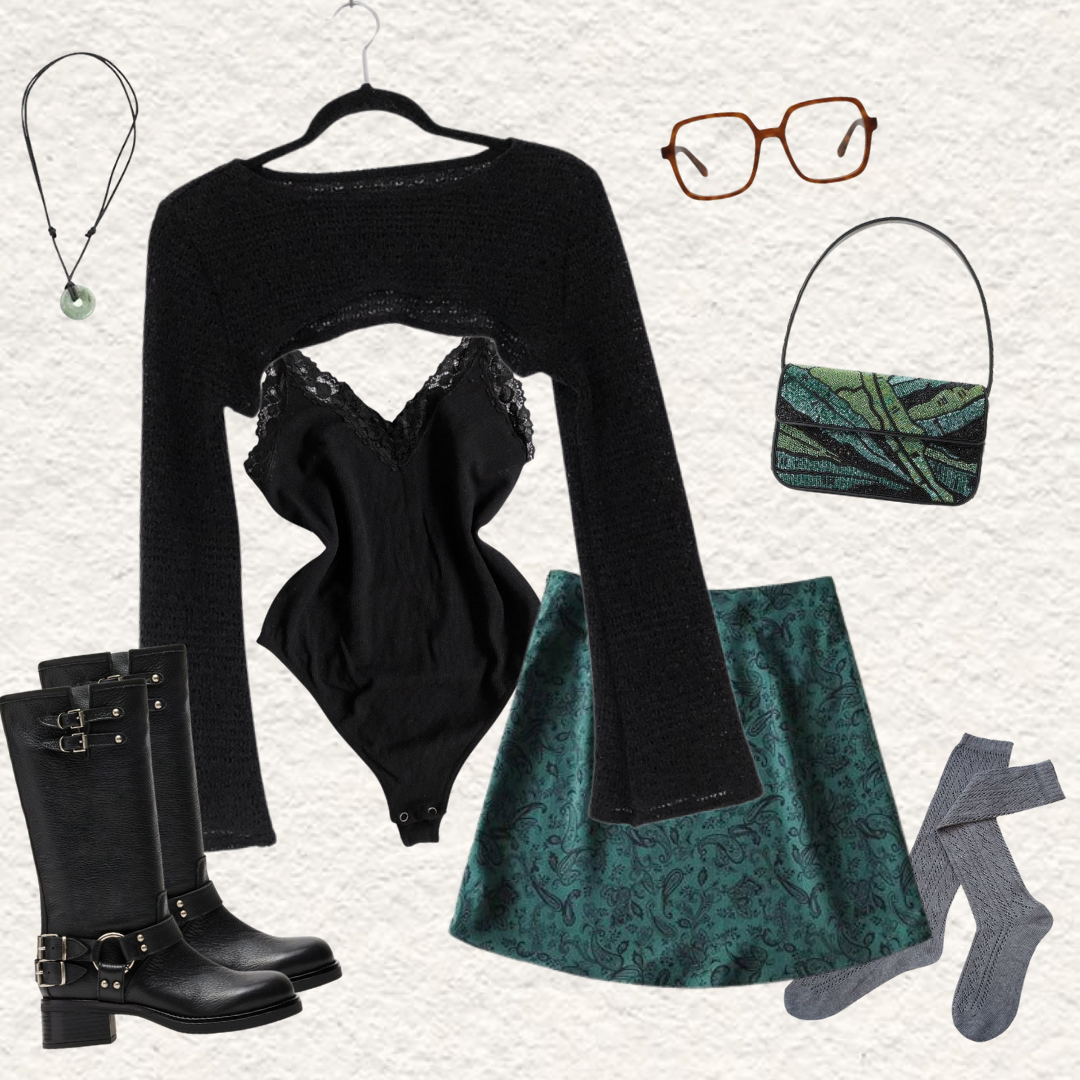 Manguitas negras knit