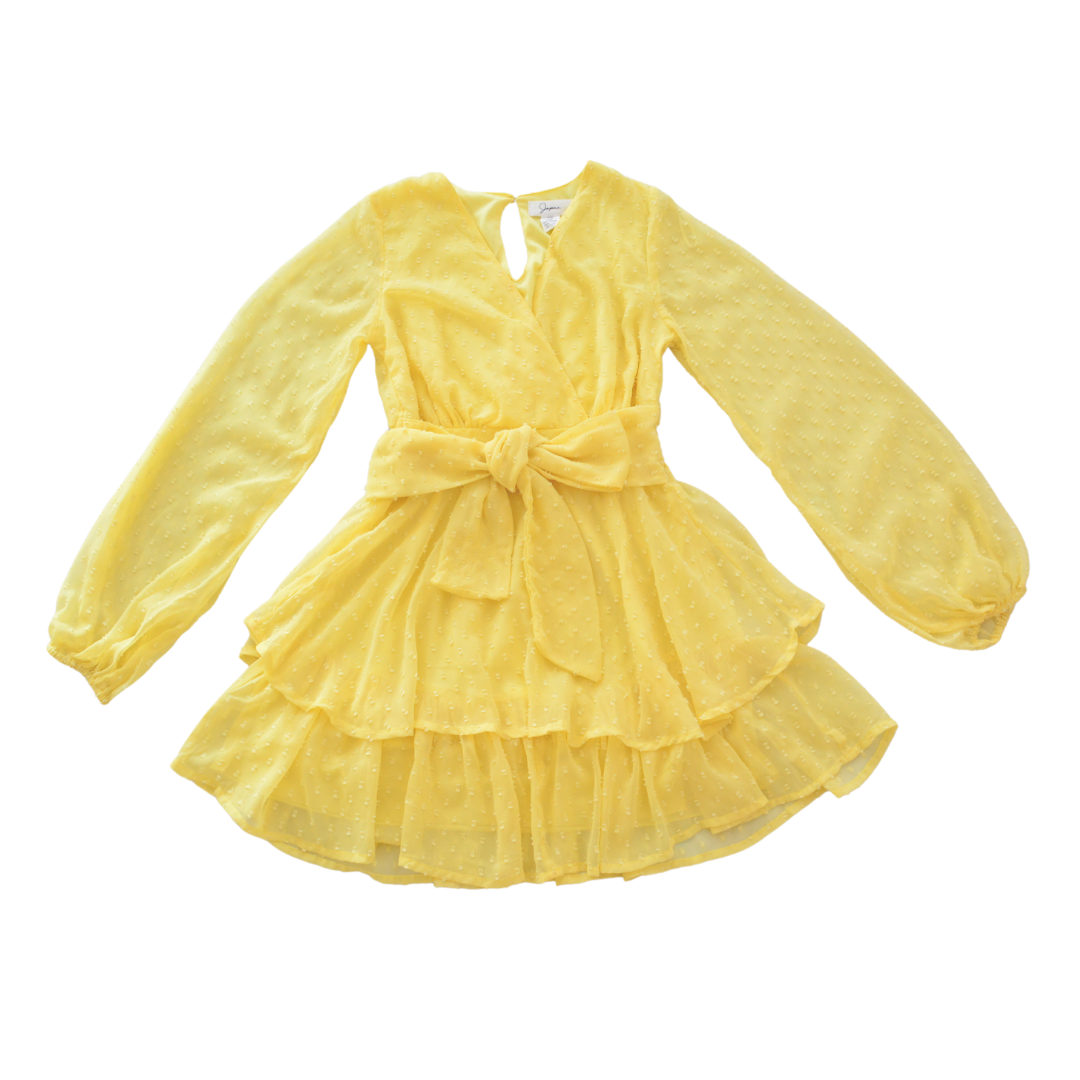 Vestido amarillo baby de gasa