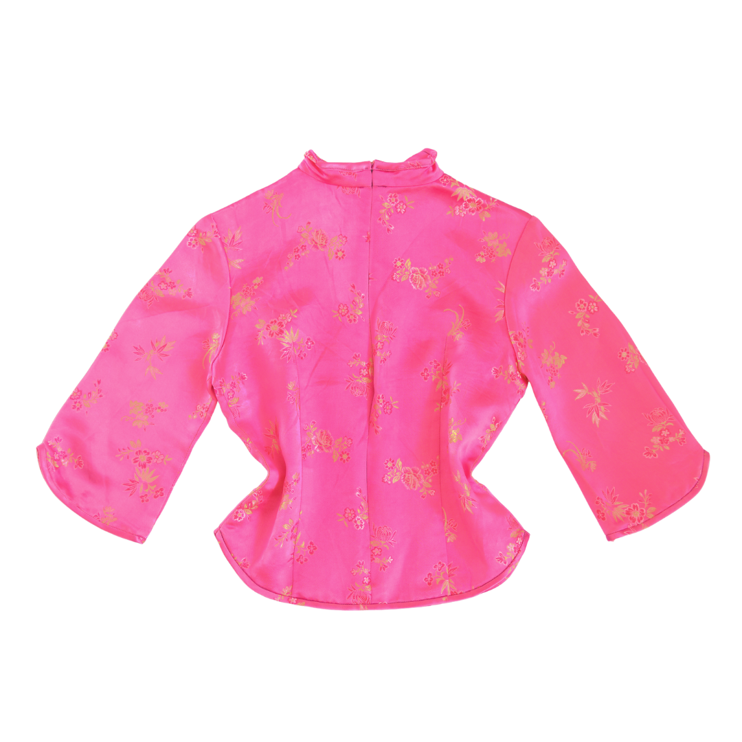 Blusa rosa oriental