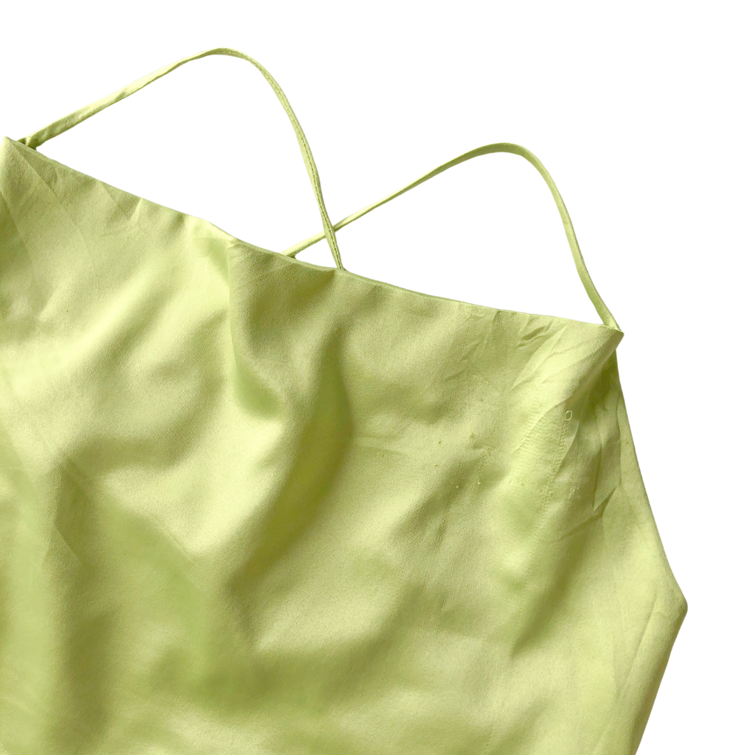 Blusa verde satin