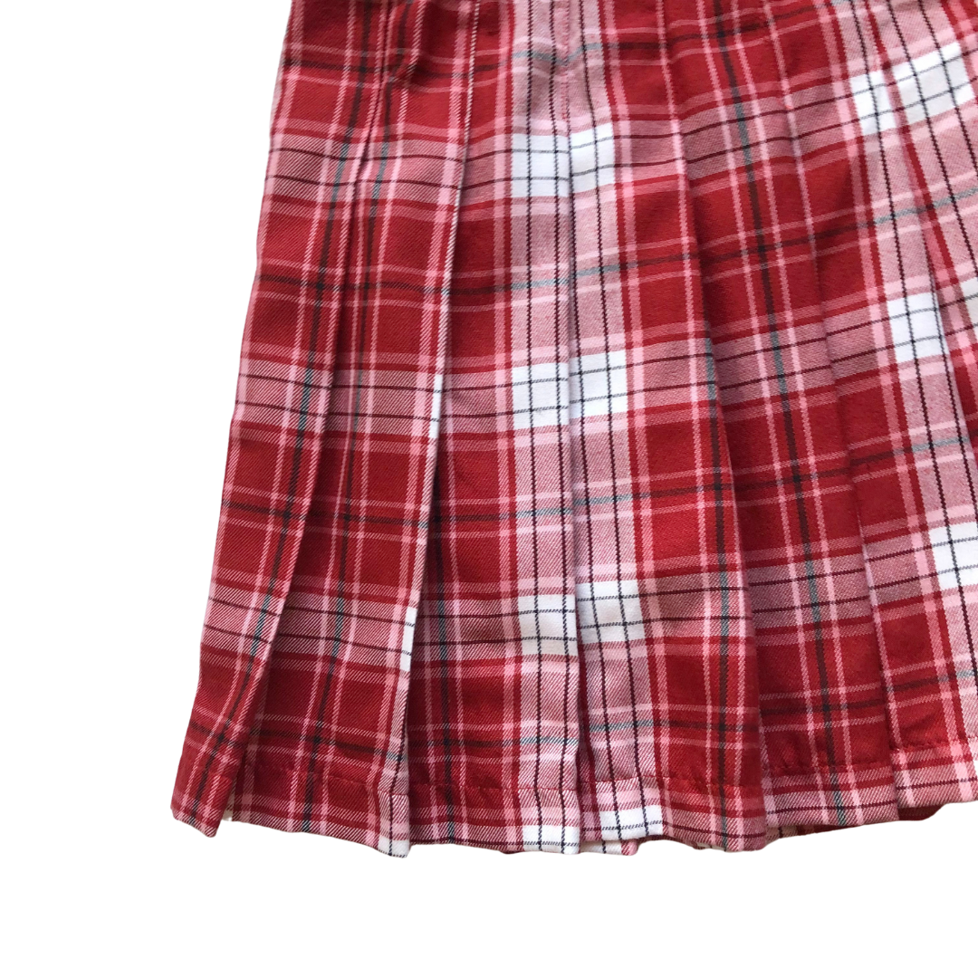 Miniskirt tableada roja