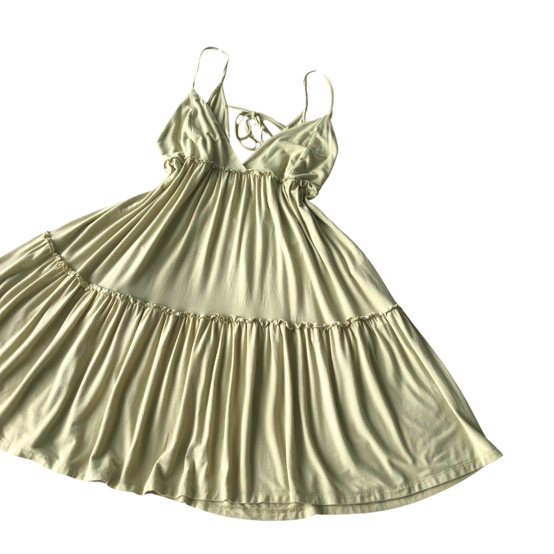 Vestido verde pastel
