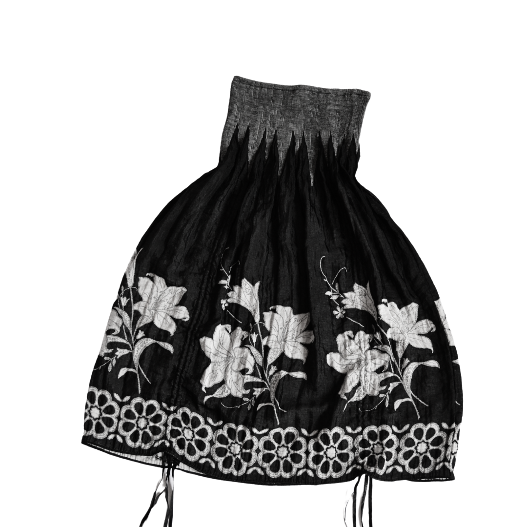 Vestido con tiras ajustables