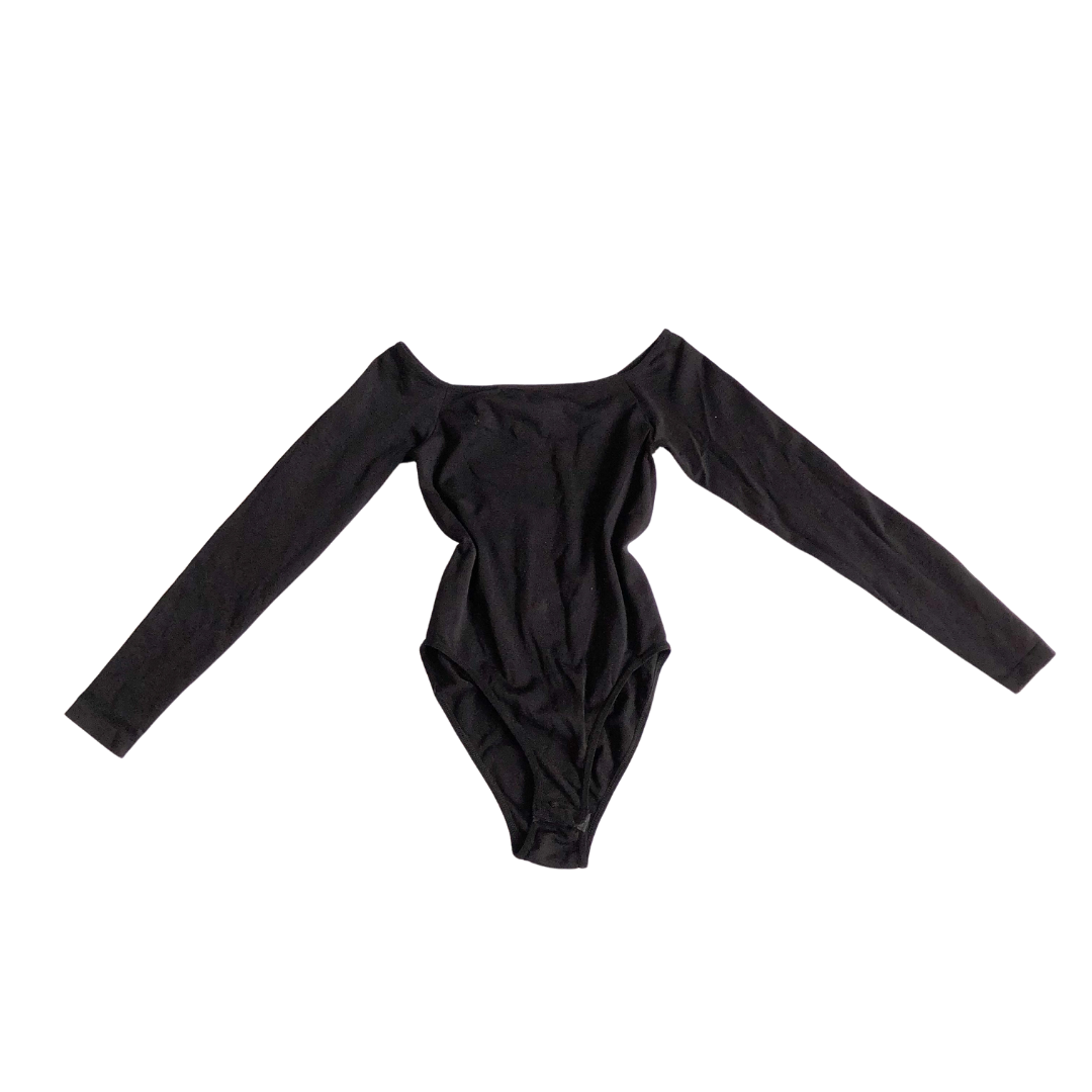 Bodysuit negro offshoulder