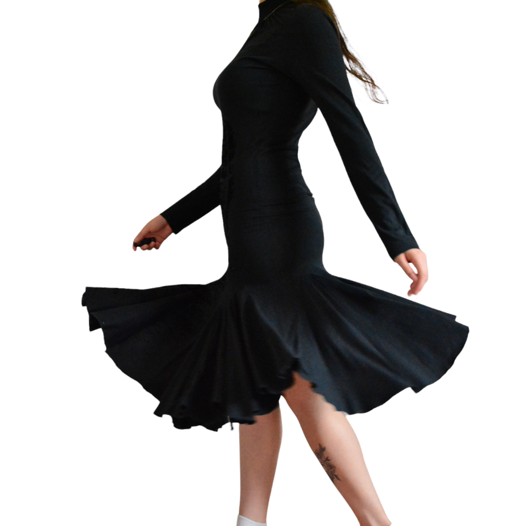Vestido Desigual negro
