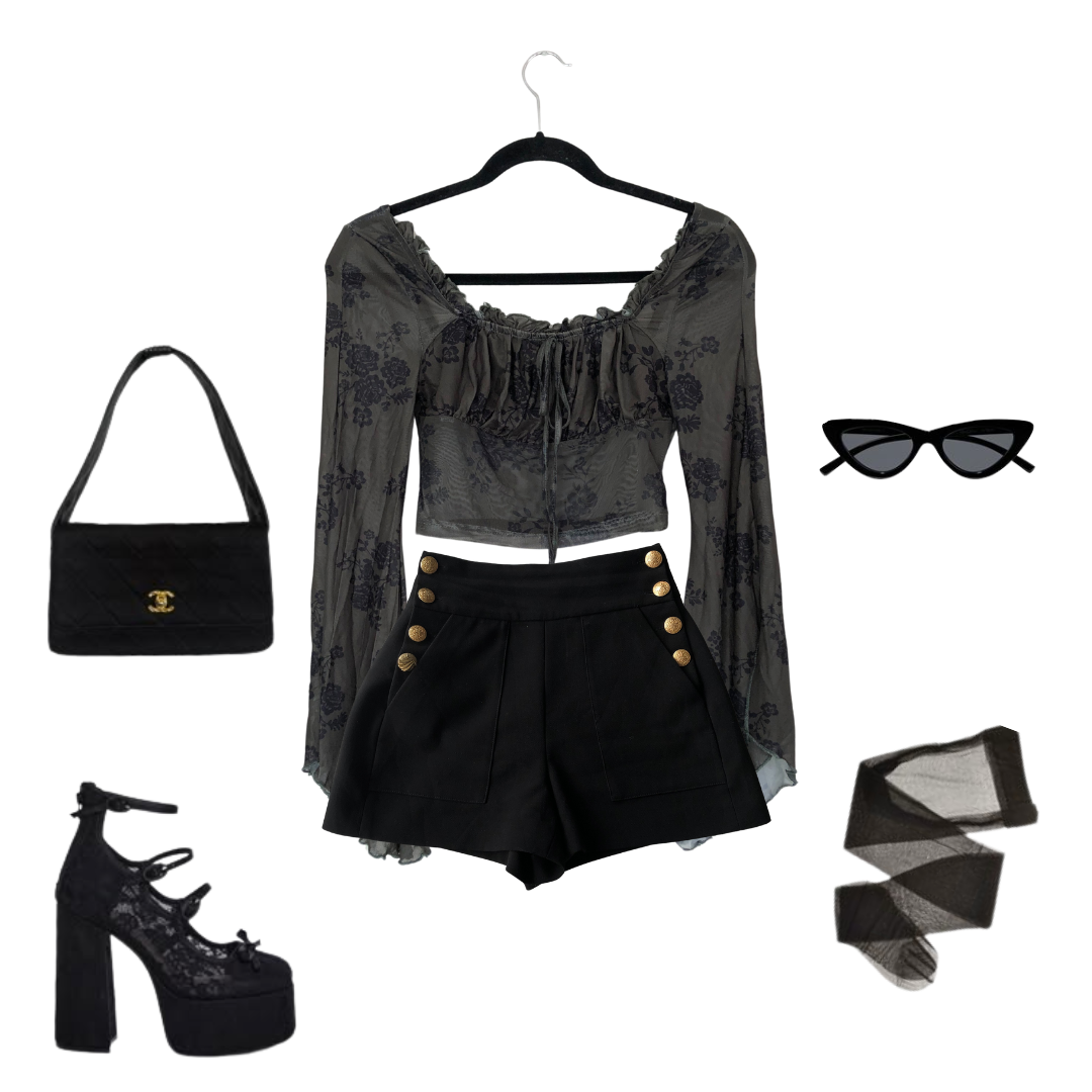 Top mesh verde olivo