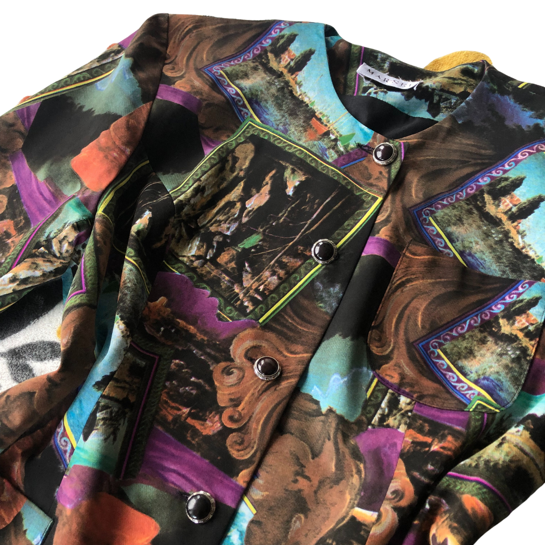 Blazer vintage 70s disco fotografías