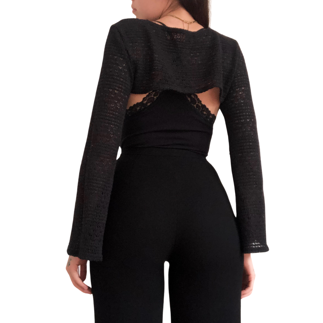 Manguitas negras knit