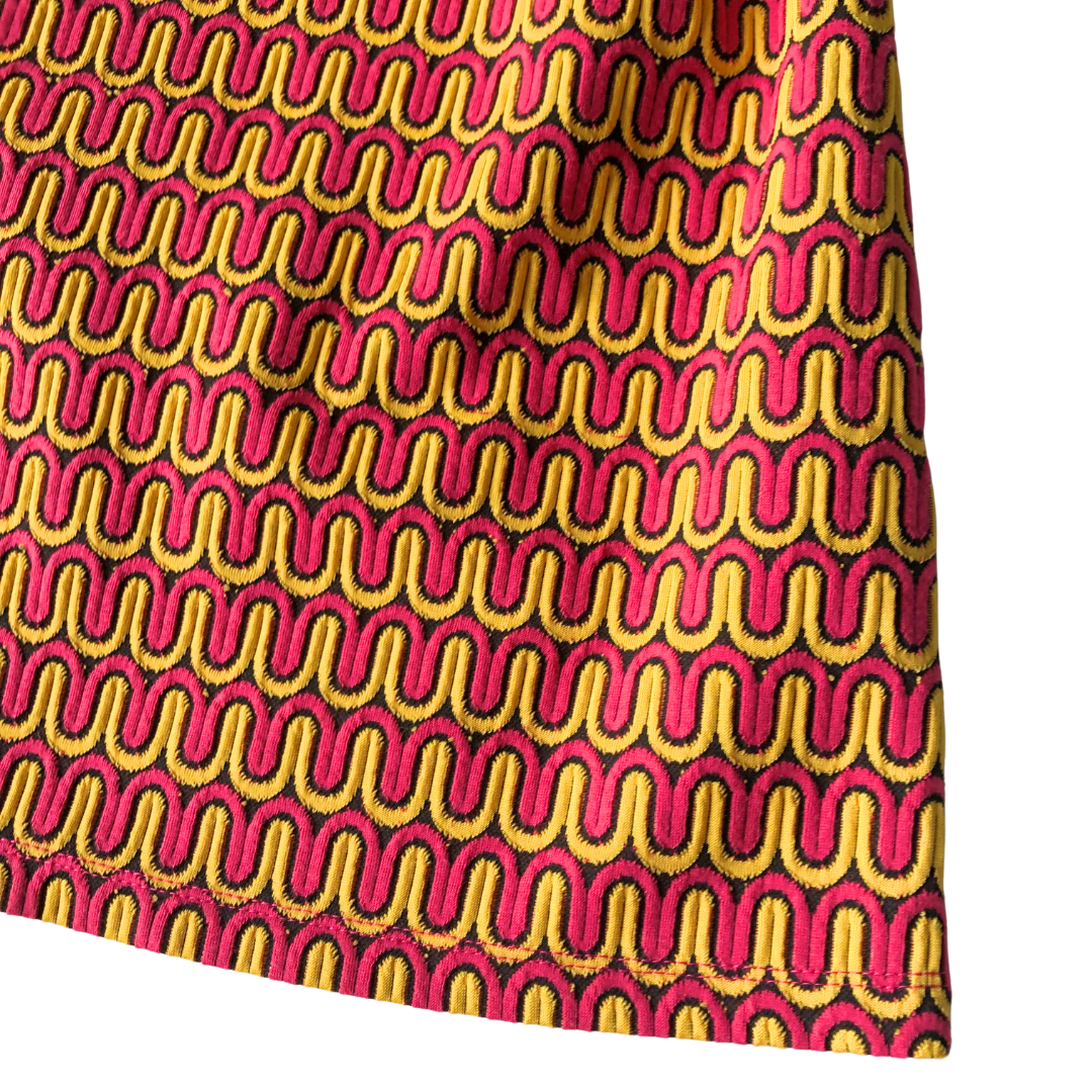 Vestido groovy retro multicolor
