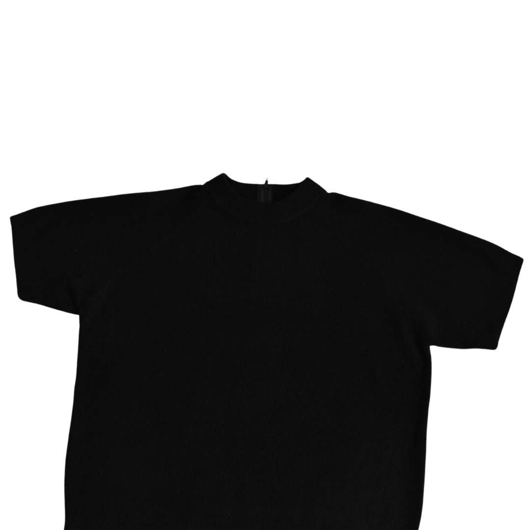 Blusa negra knit cashmere