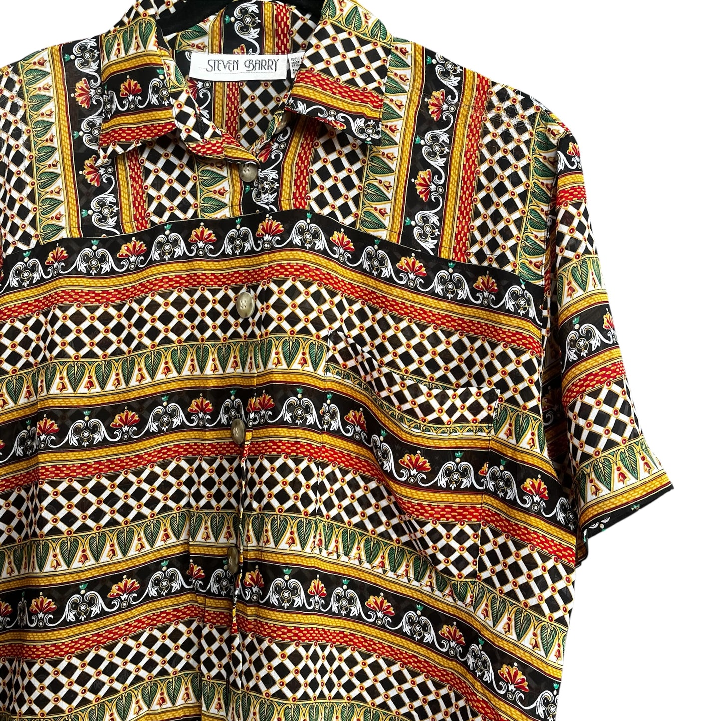 Blusa print geométrico