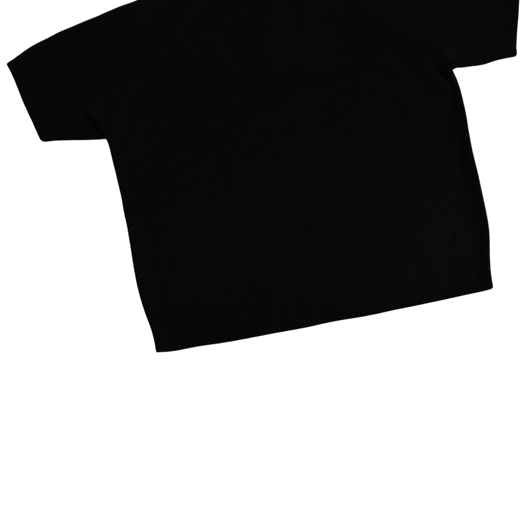 Blusa negra knit cashmere