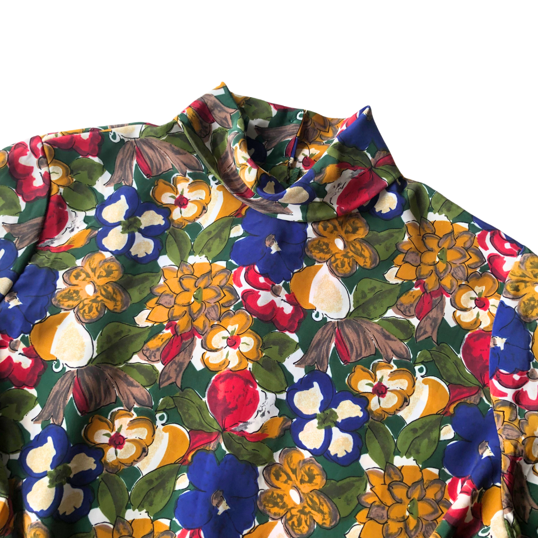 Blusa vintage 90s floral