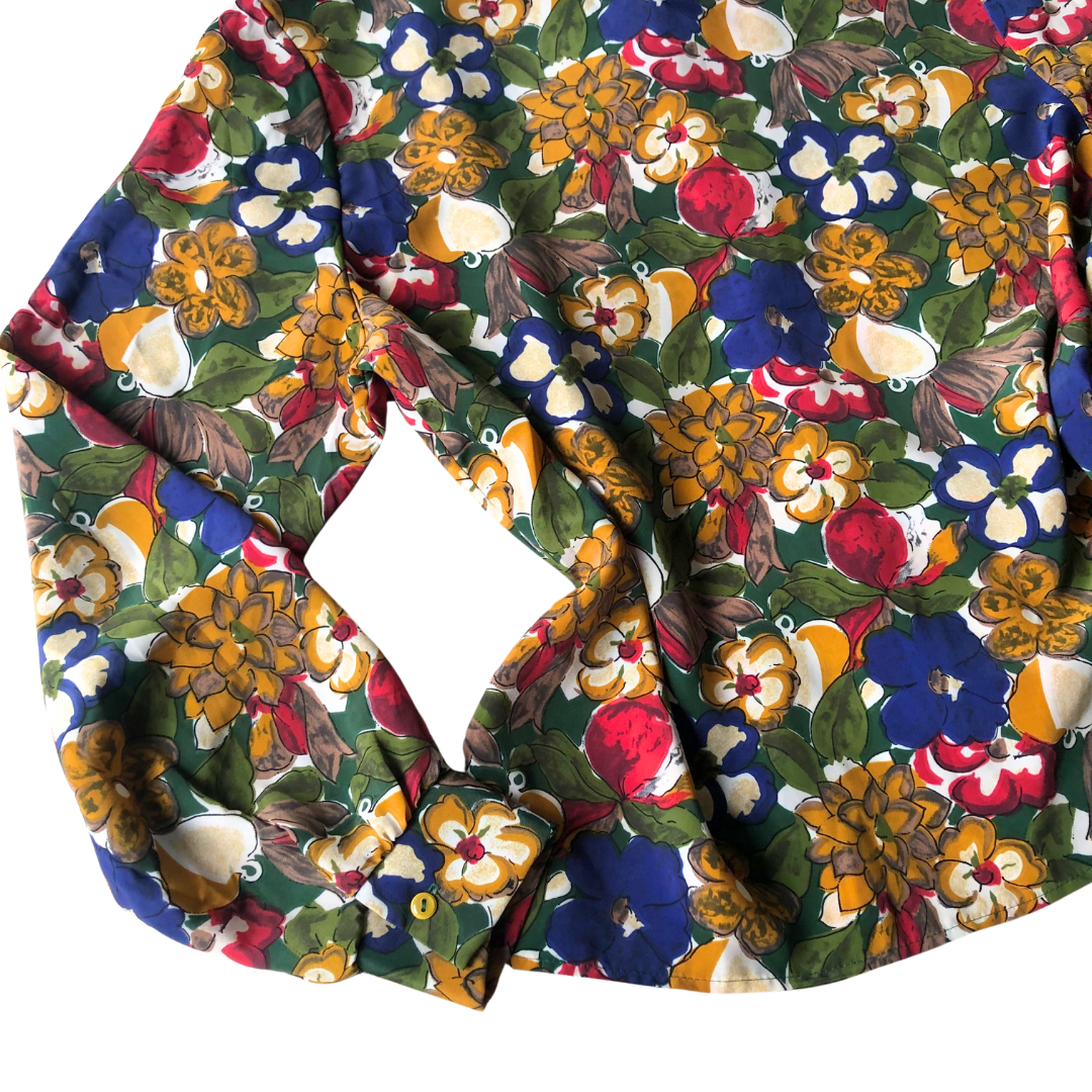 Blusa vintage 90s floral