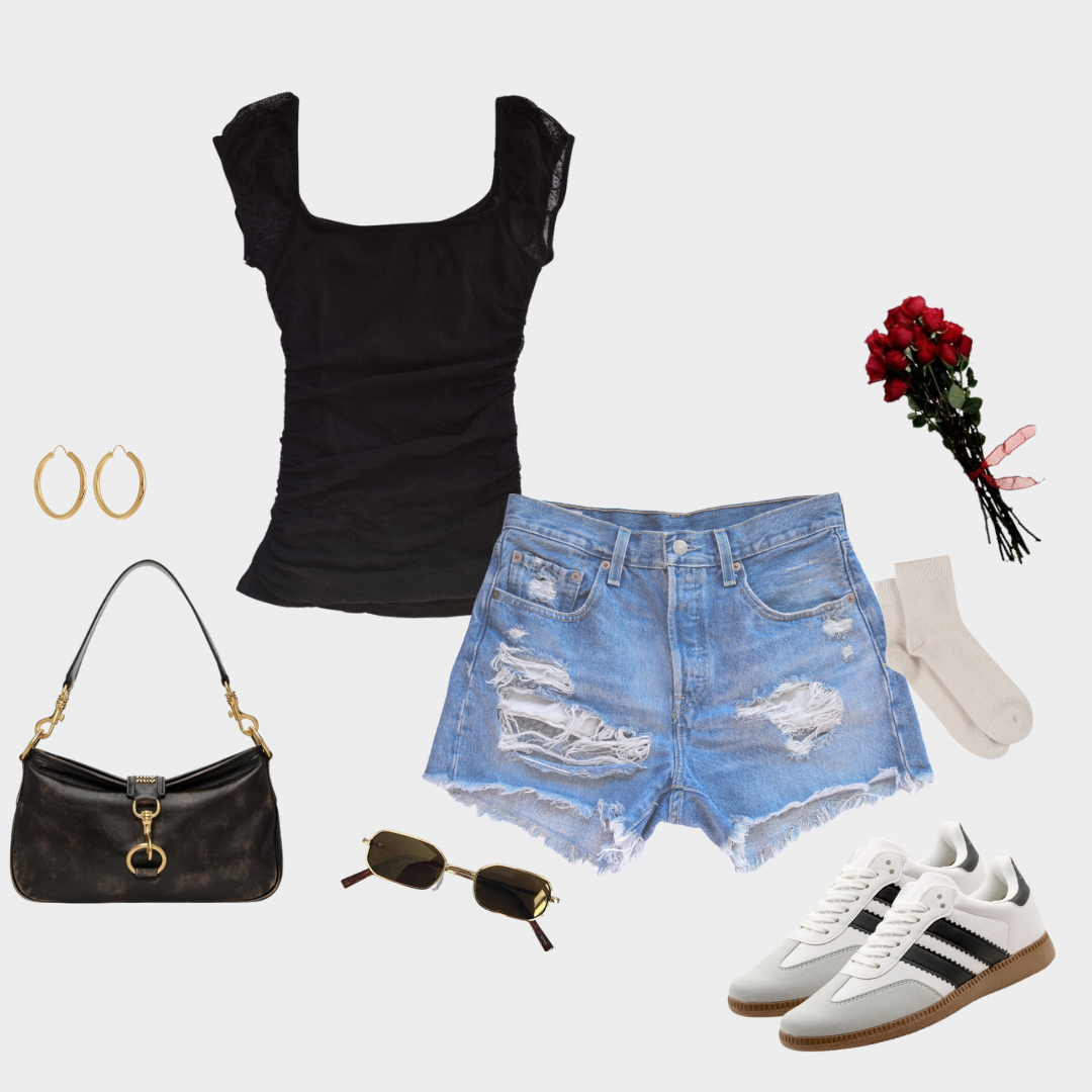 Blusa negra bailarina