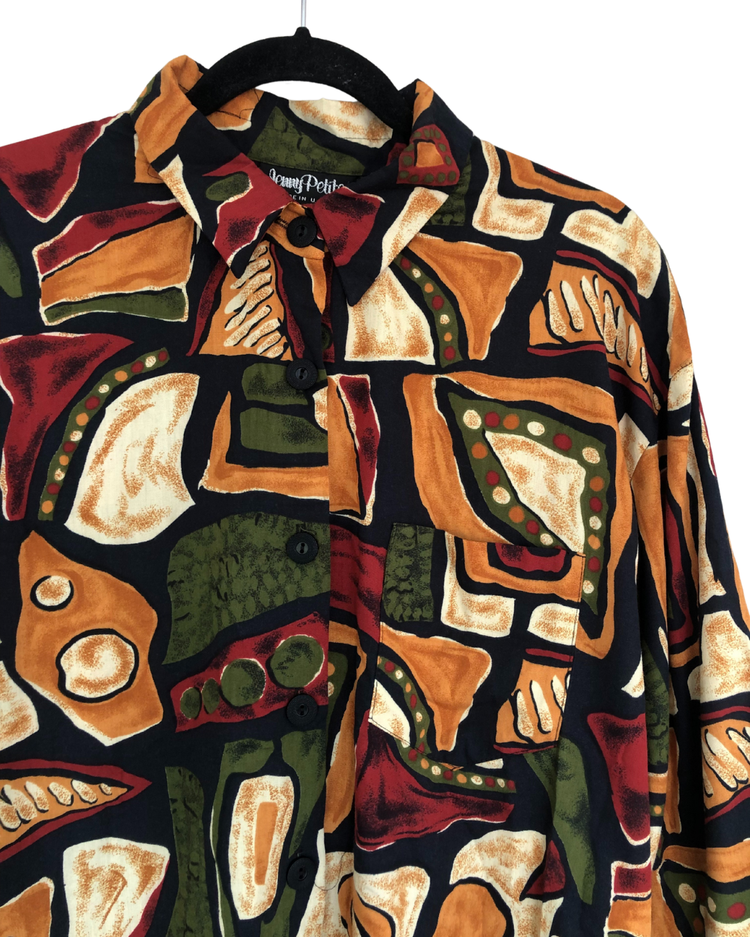 Camisa 80s abstracta