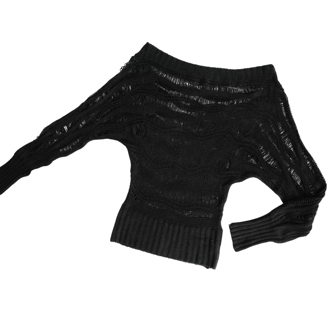 Suéter negro Guess off shoulder