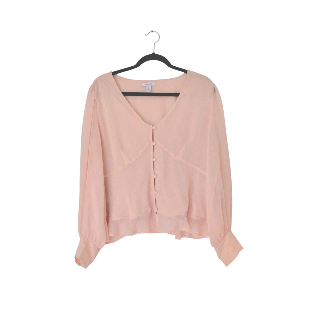 Blusa de chiffon Nine West