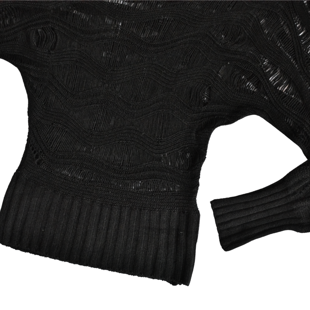 Suéter negro Guess off shoulder
