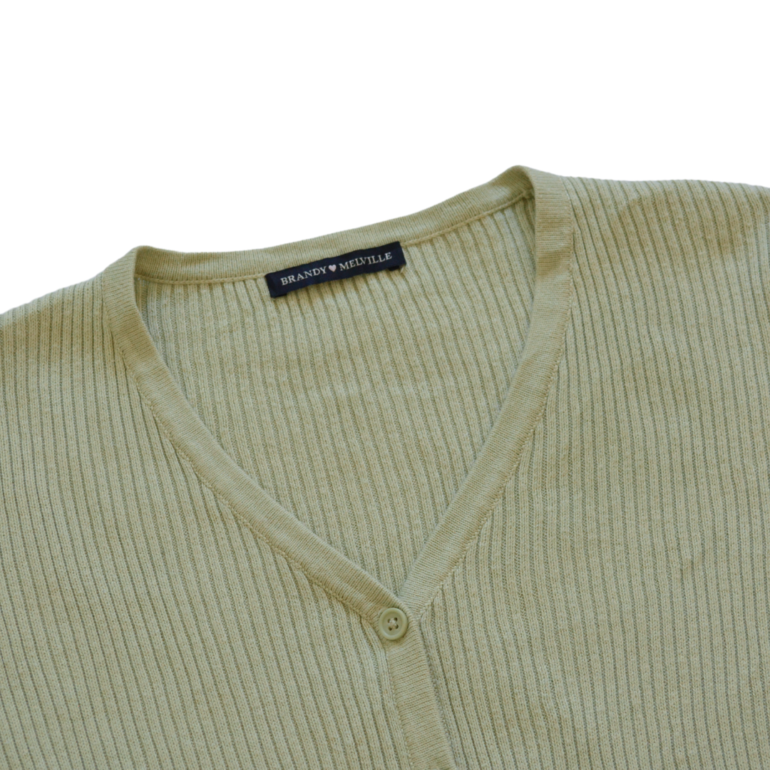 Suéter knit verde pastel