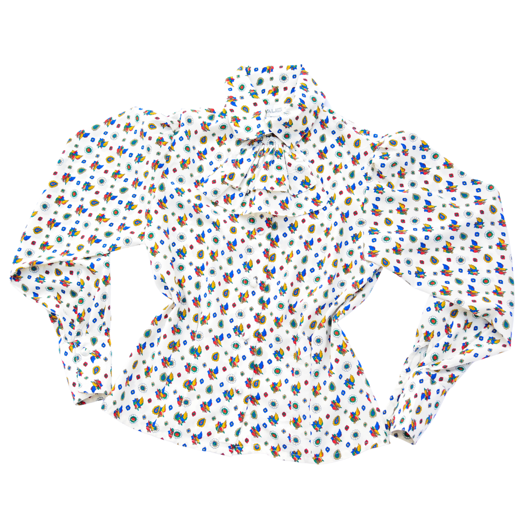 Blusa victoriana 1980