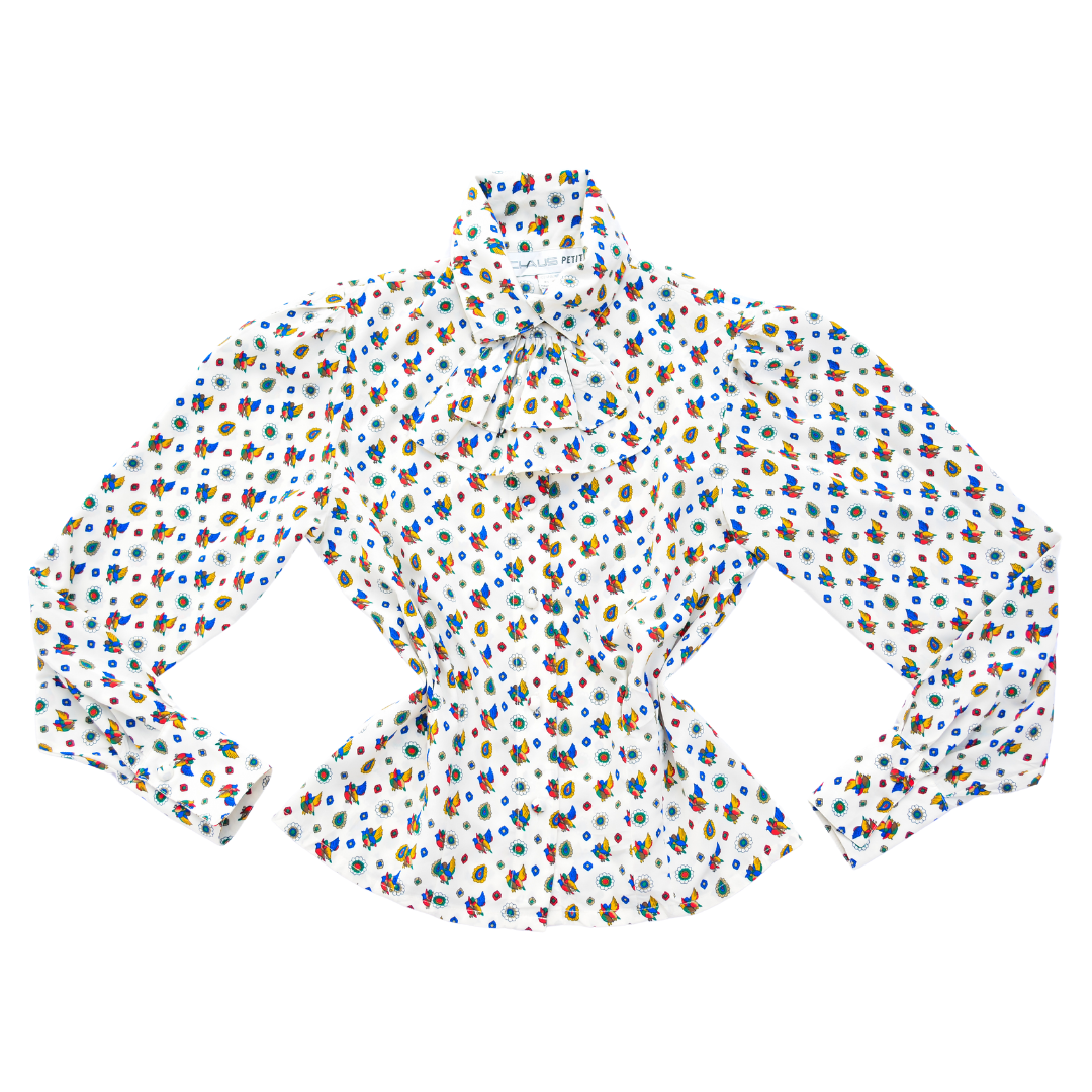 Blusa victoriana 1980