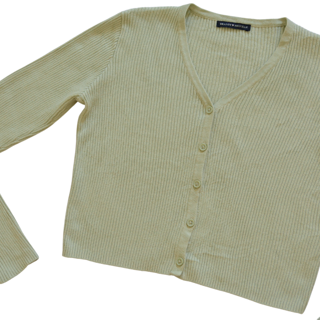 Suéter knit verde pastel