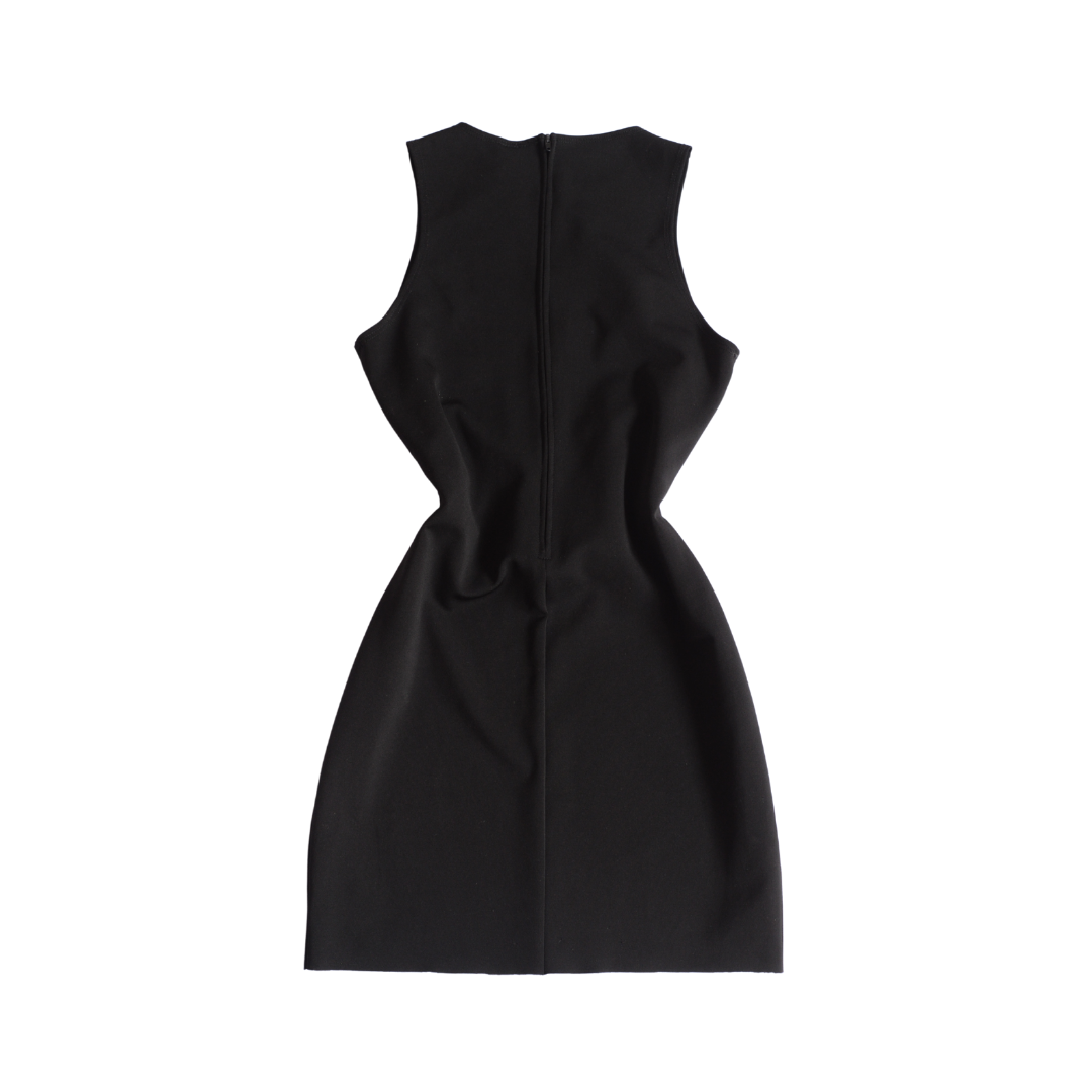Vestido negro con corset
