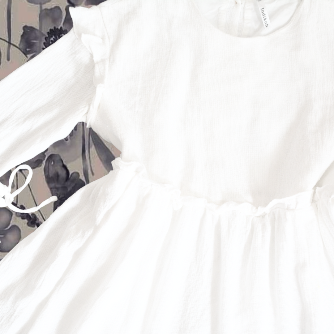 Vestido blanco babydoll