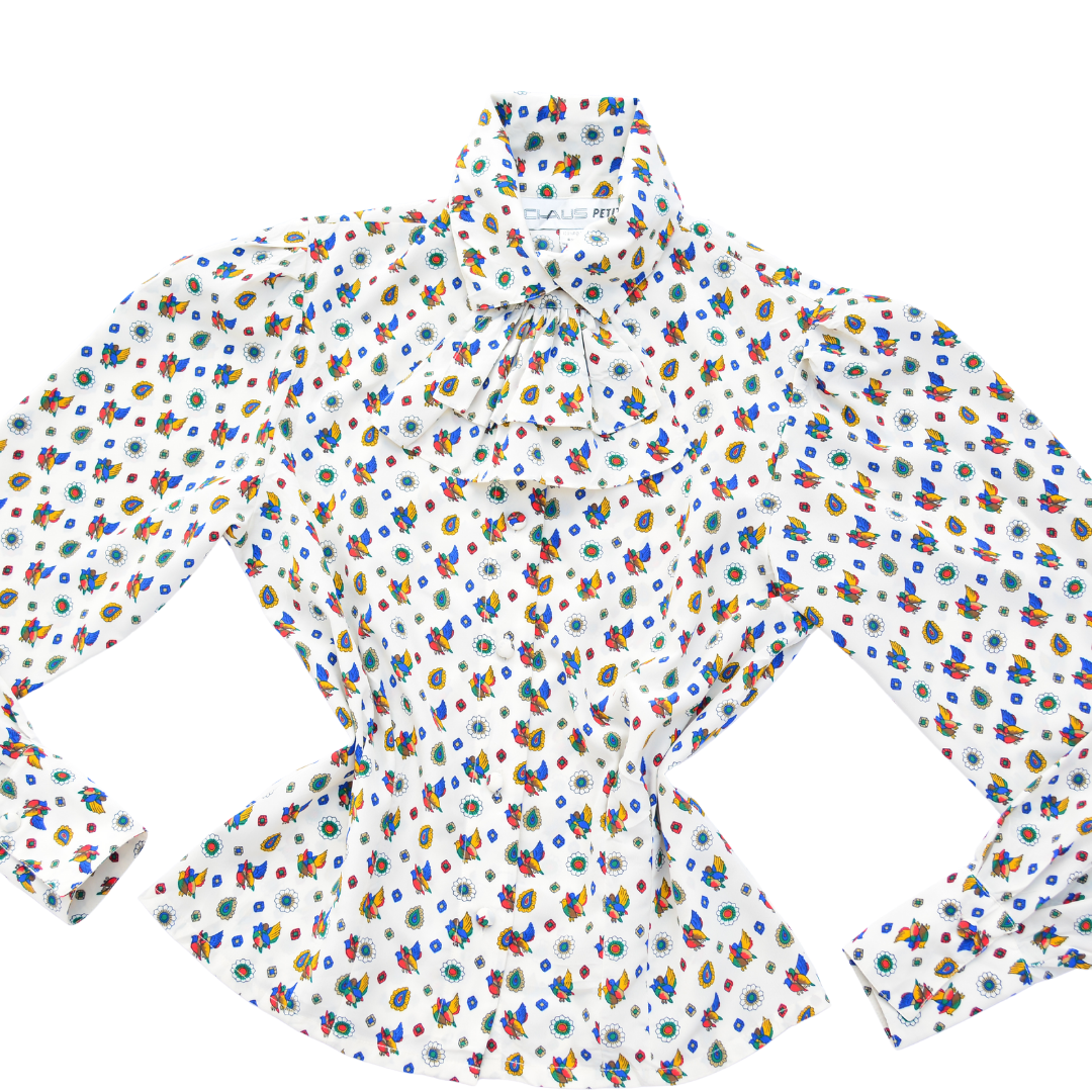 Blusa victoriana 1980