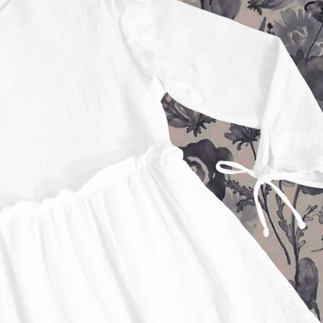 Vestido blanco babydoll