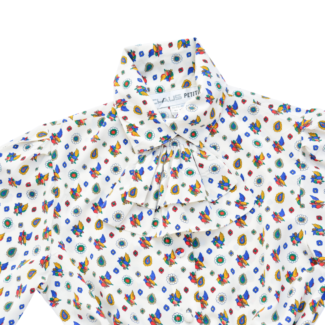 Blusa victoriana 1980