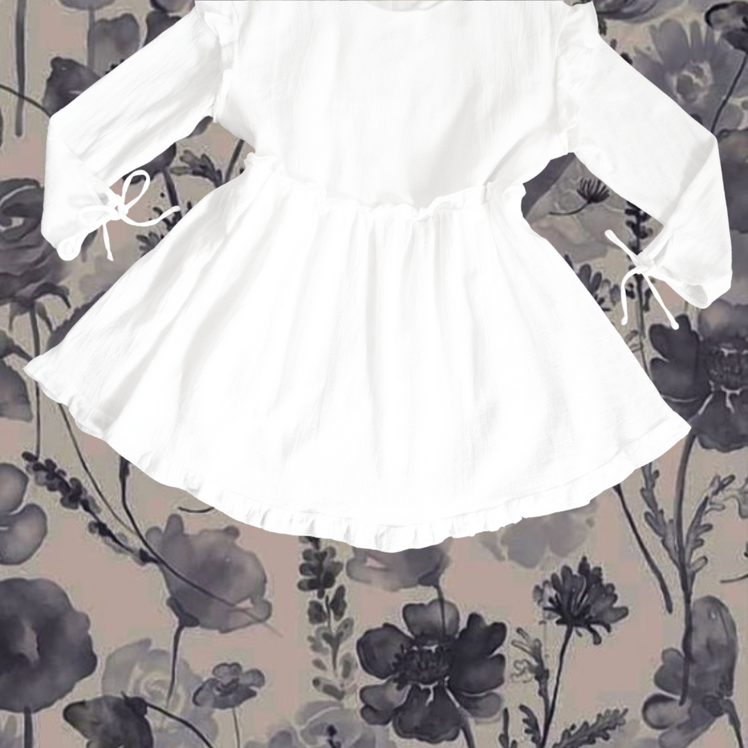 Vestido blanco babydoll