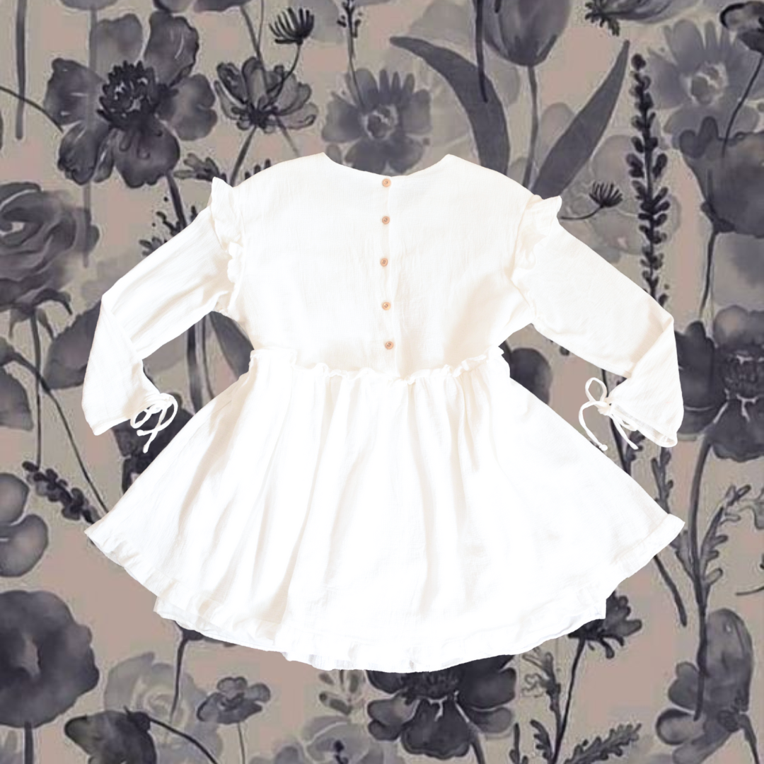 Vestido blanco babydoll