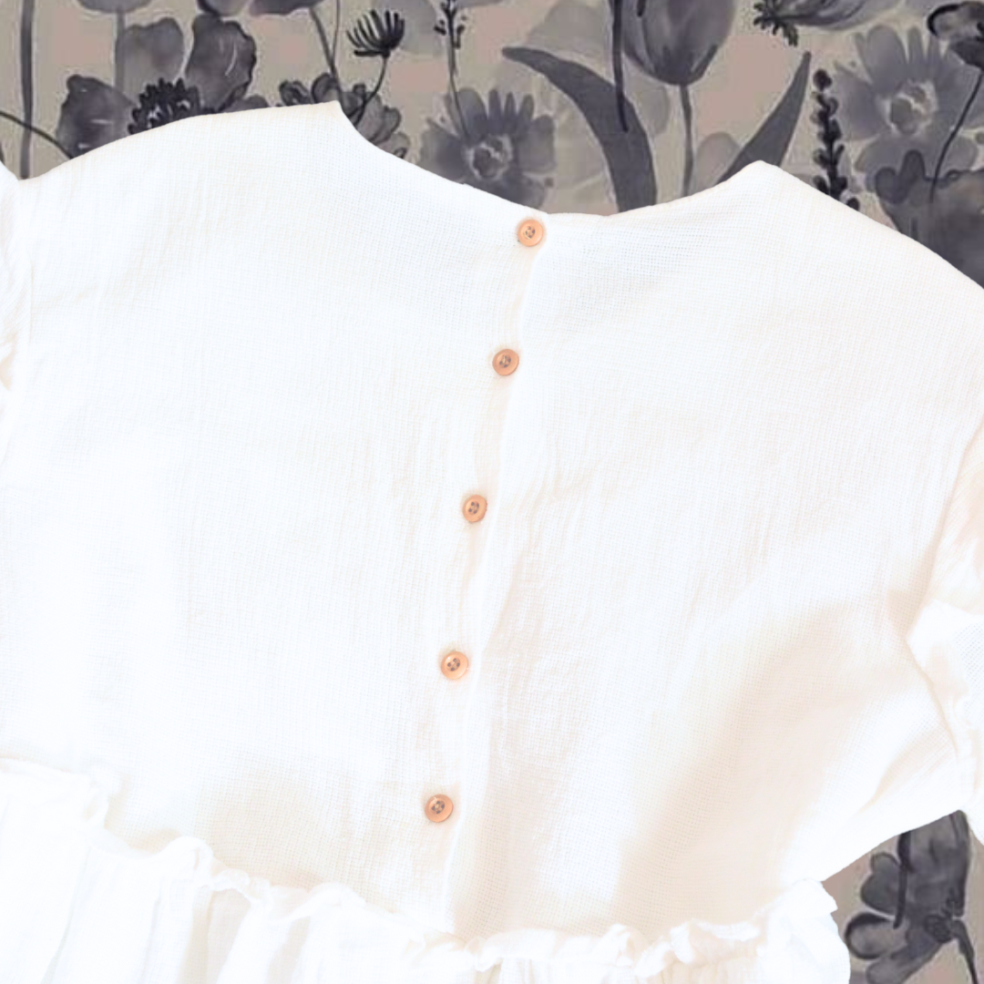 Vestido blanco babydoll