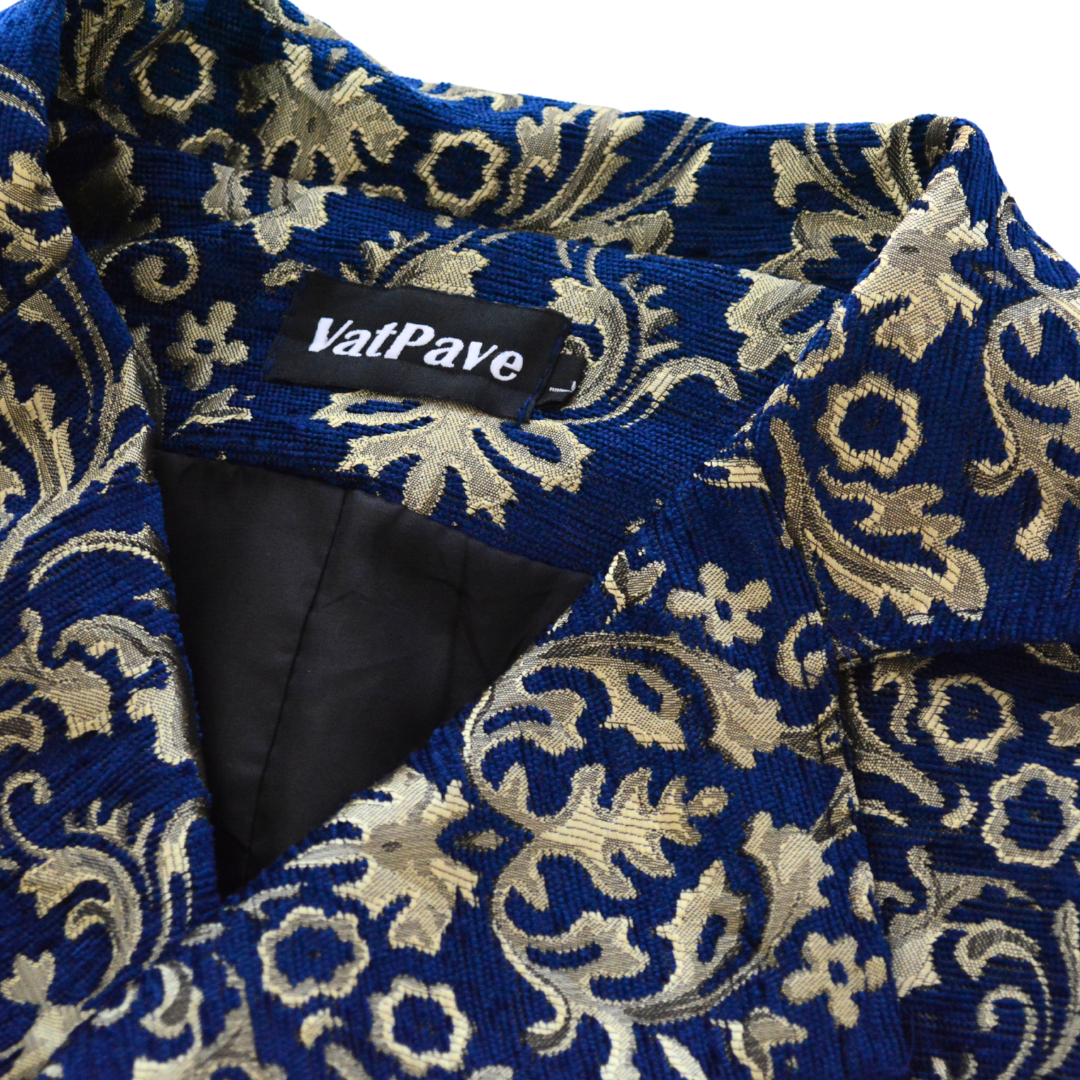 Chaleco vintage 90s brocado