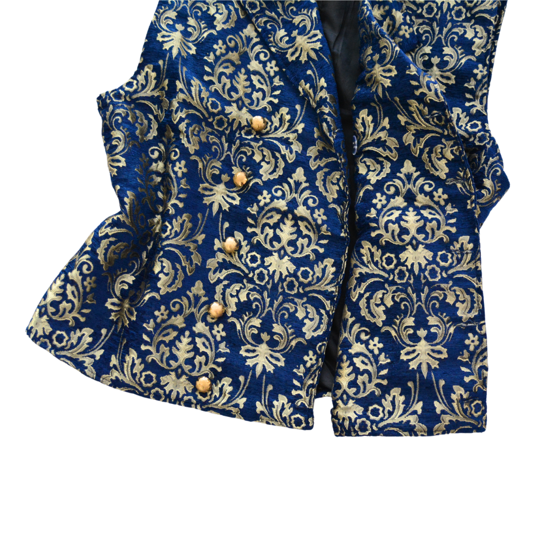 Chaleco vintage 90s brocado