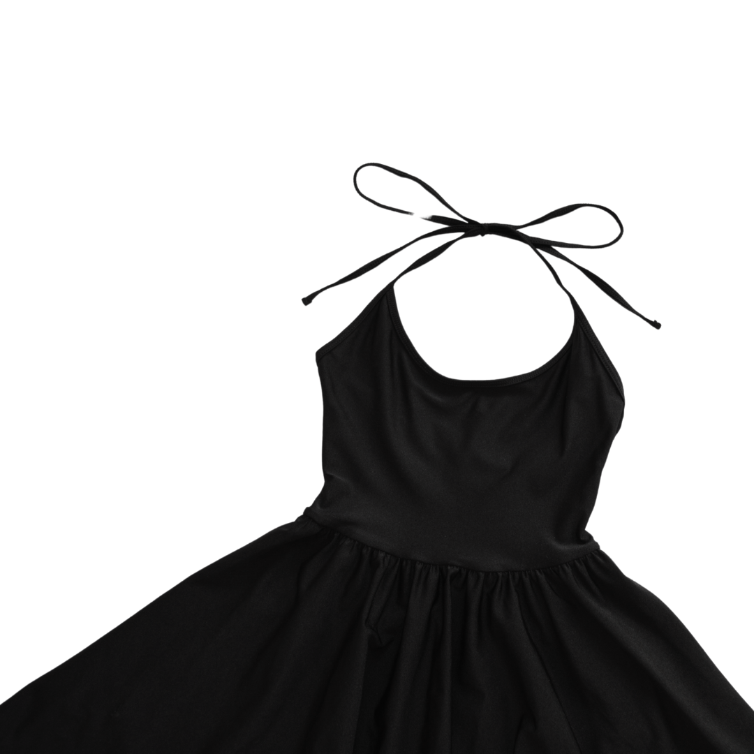 Vestido negro American Apparel
