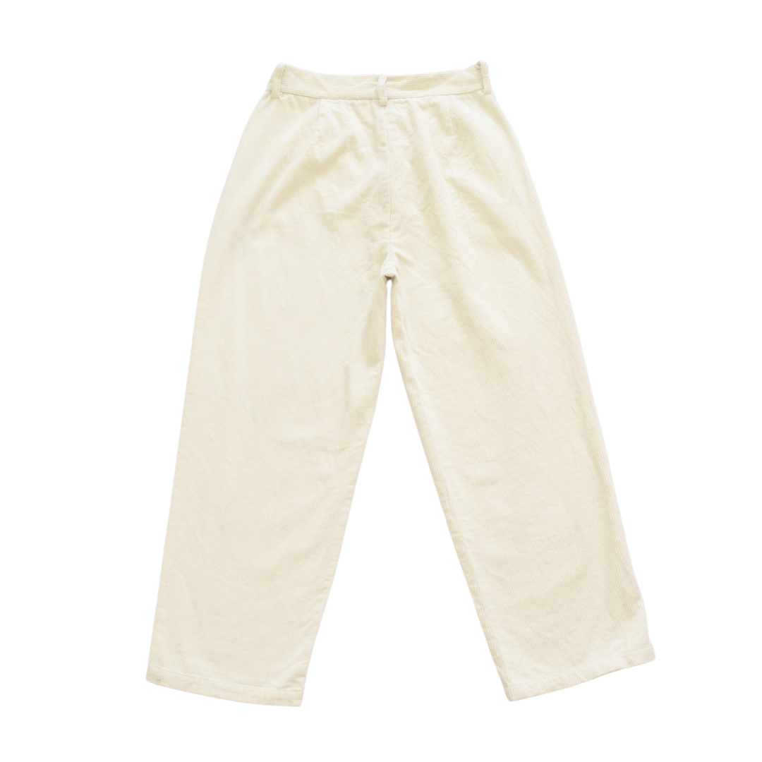 Pantalón baggy beige pana