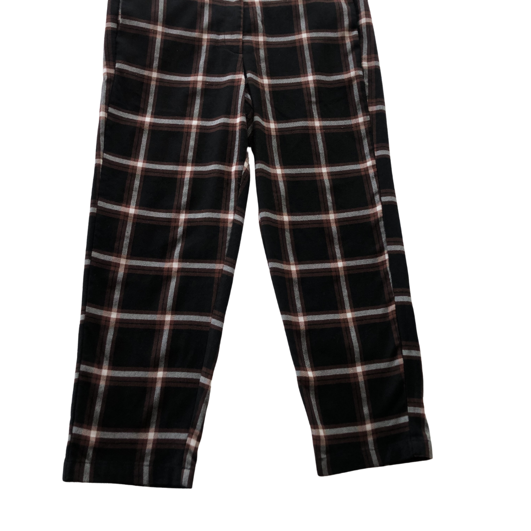 Trouser cuadriculado tiro alto