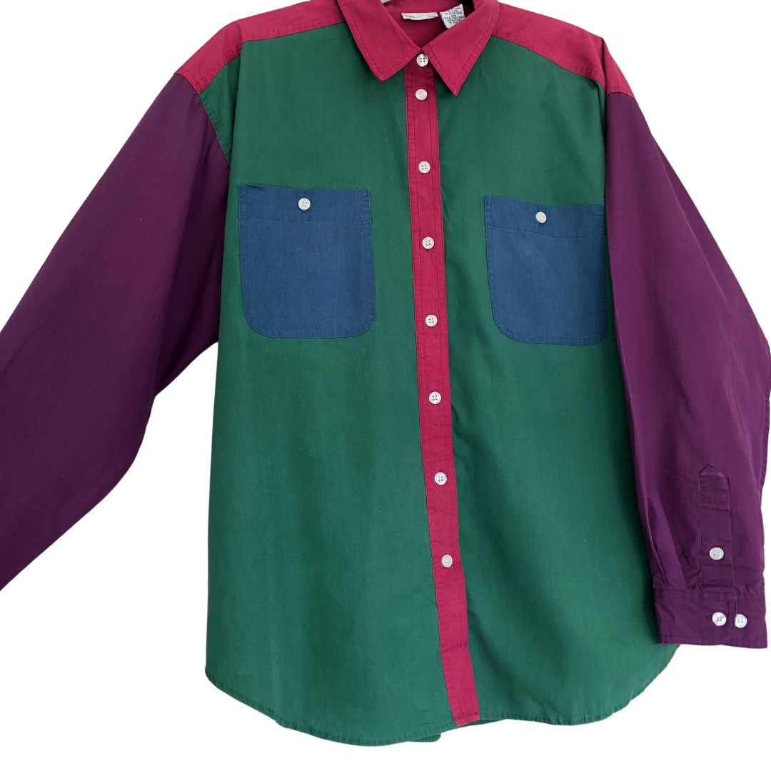 Camisa groovy 90s multicolor