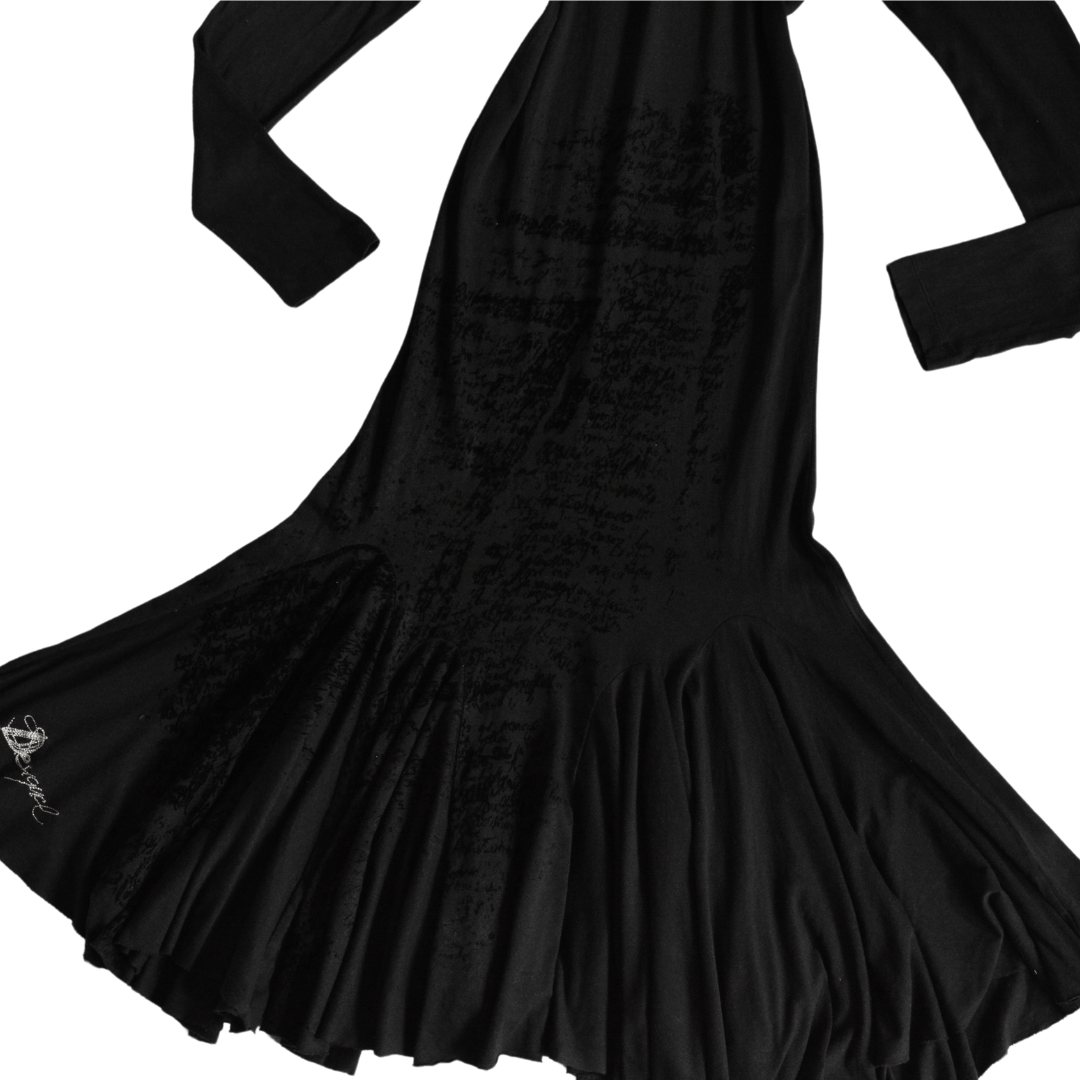 Vestido Desigual negro