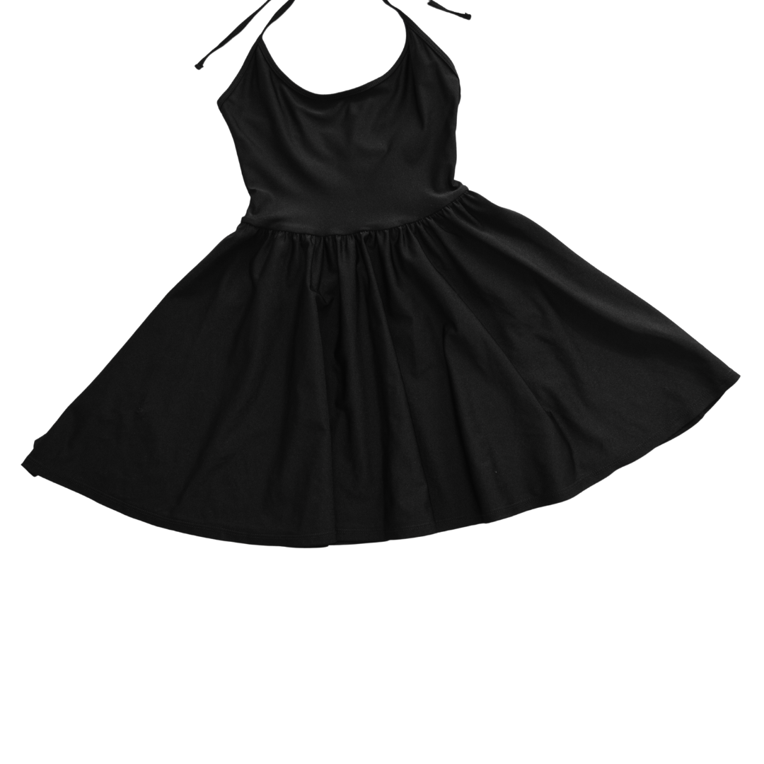 Vestido negro American Apparel
