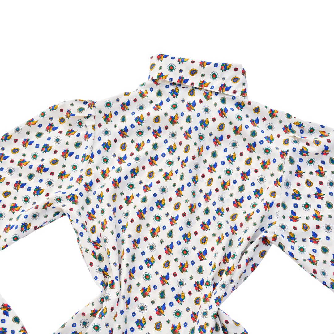 Blusa victoriana 1980