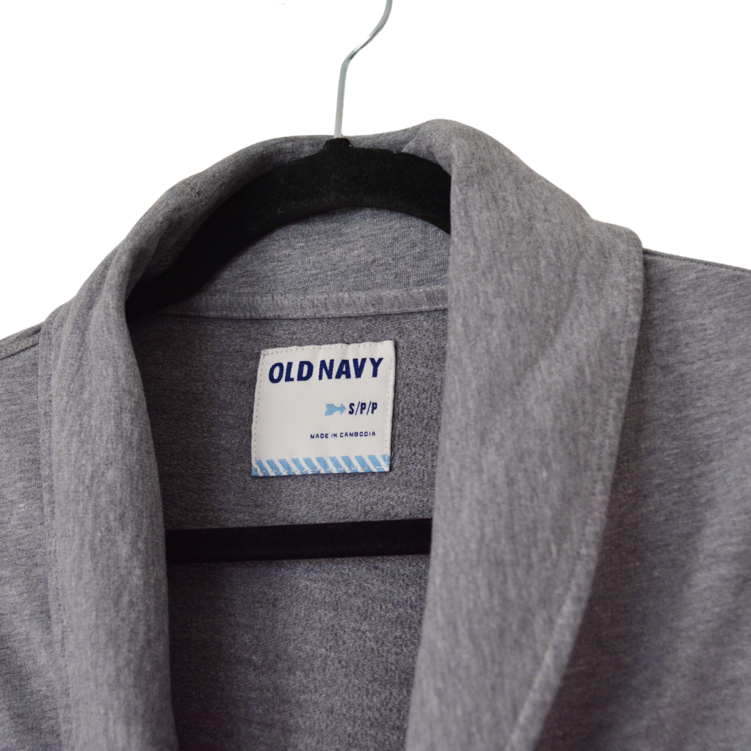Blazer knit gris