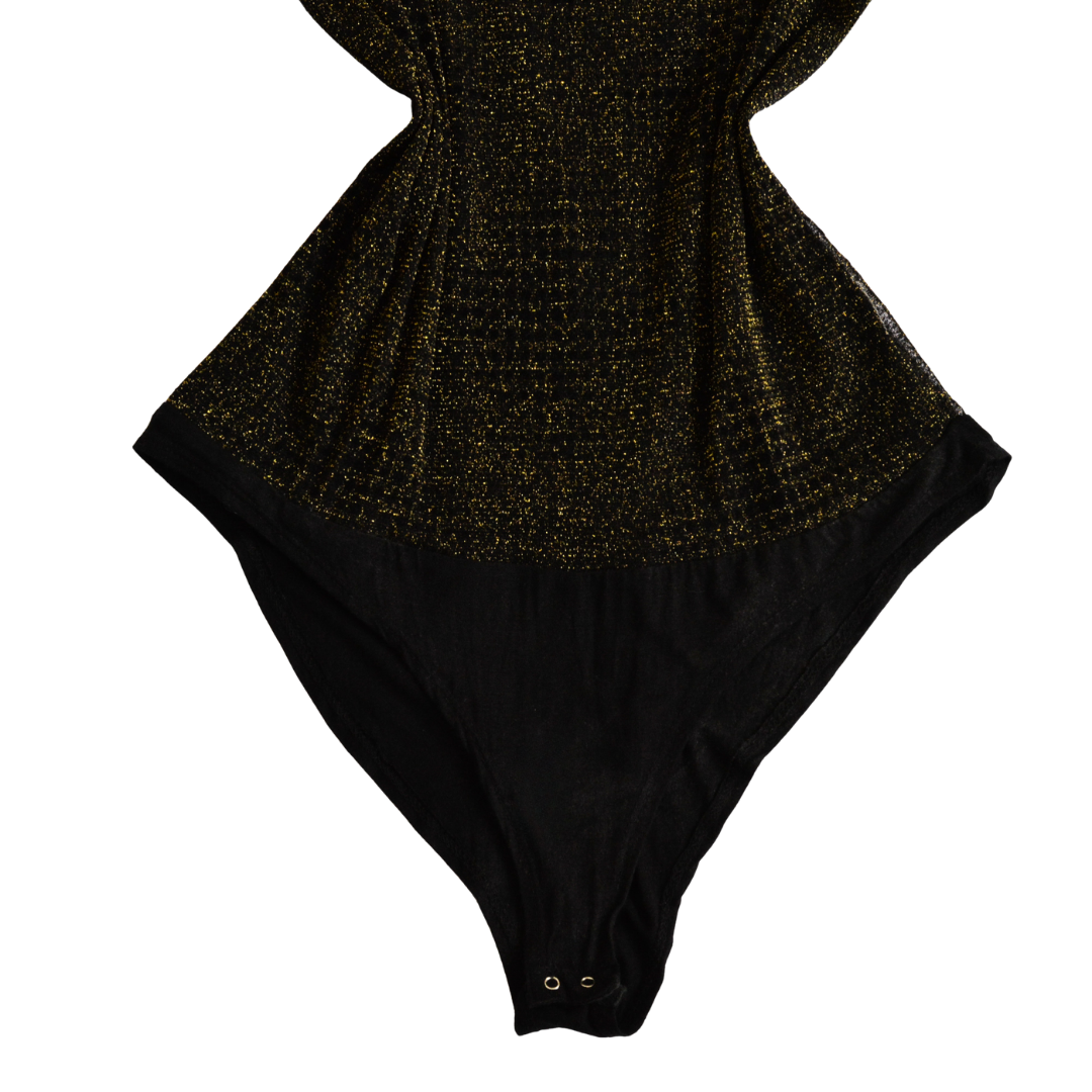 Bodysuit glitter mesh